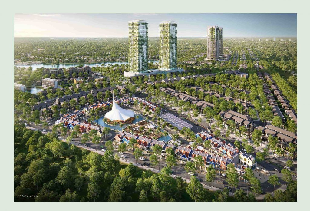 Hoạt ảnh toàn cảnh dự án Eco Retreat khu đô thị sinh thái