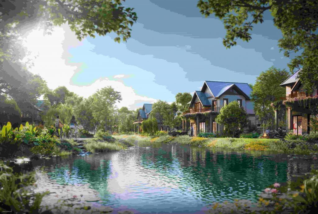 Hoạt ảnh toàn cảnh dự án Eco Retreat khu đô thị sinh thái