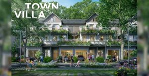 Mặt bằng biệt thự town villa Eco Retreat